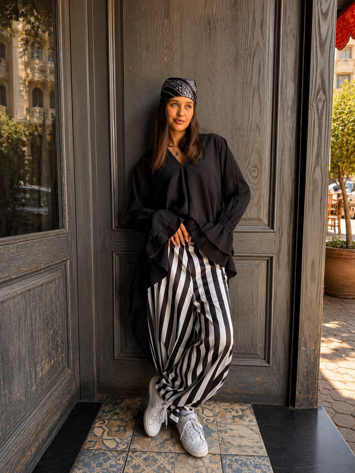 BLACK CANNES PANTS