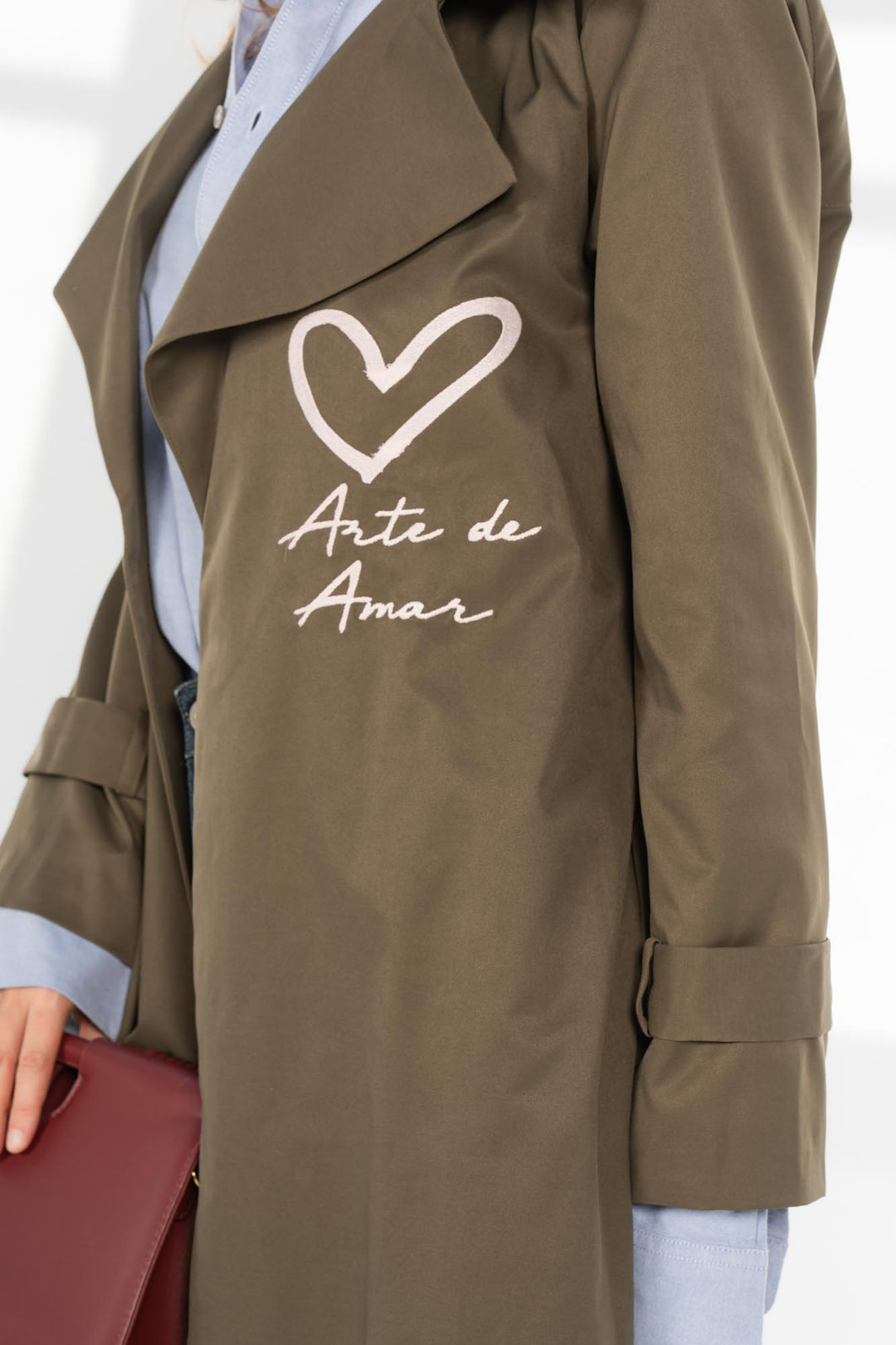 Olive longline Amor coat