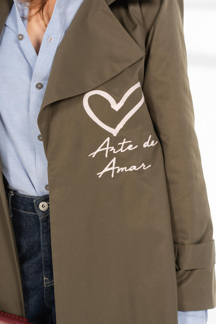 Olive longline Amor coat