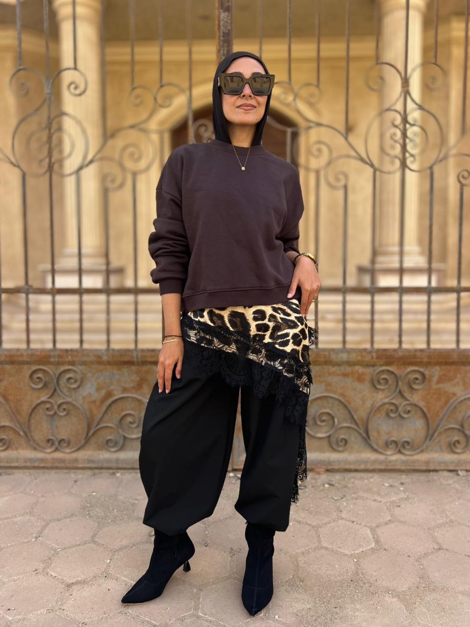 Leopard Dantelle Skirt Extension