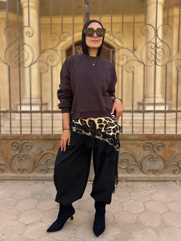 Leopard Dantelle Skirt Extension