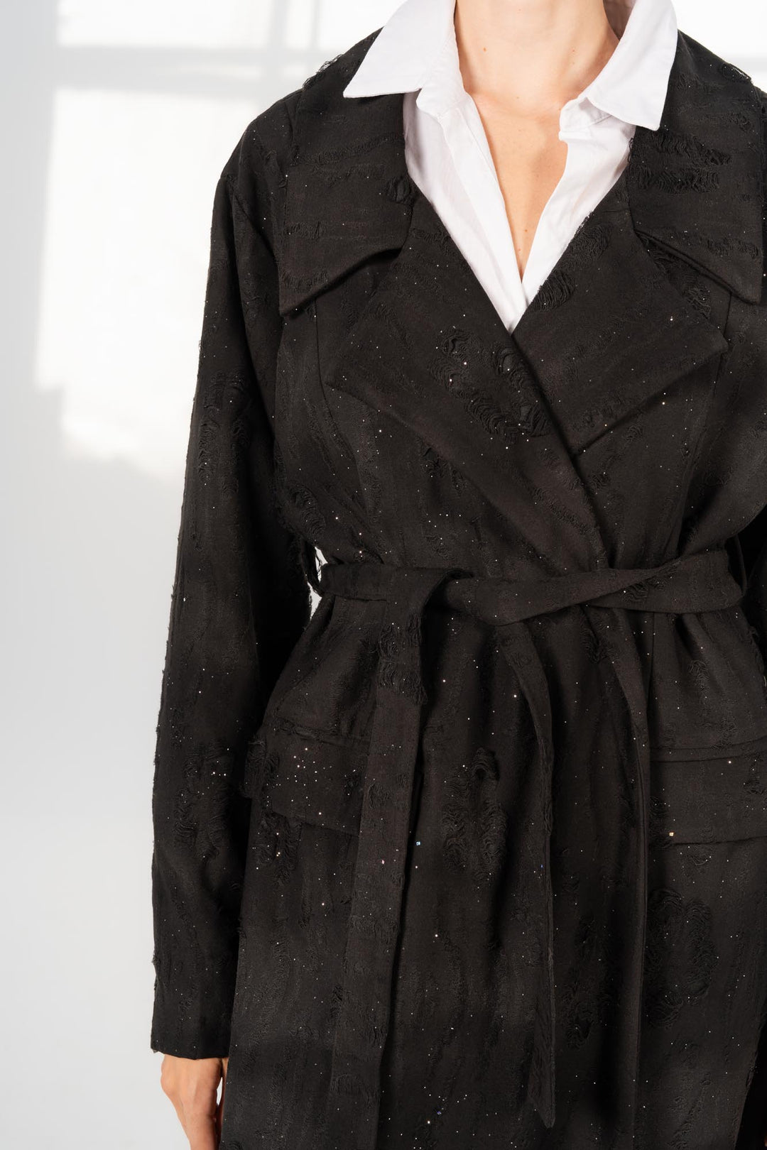 Black monaco luster coat