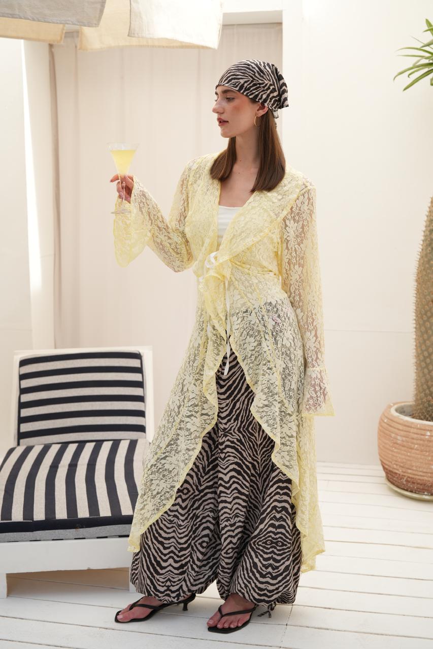Butter yellow sunveil cardigan