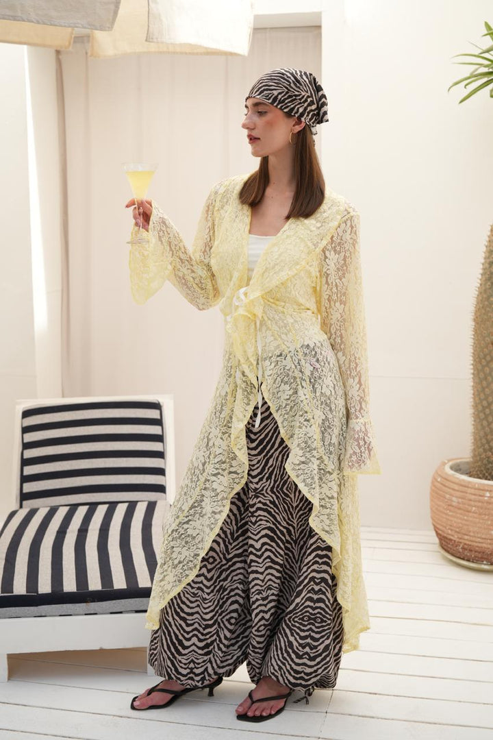 Butter yellow sunveil cardigan
