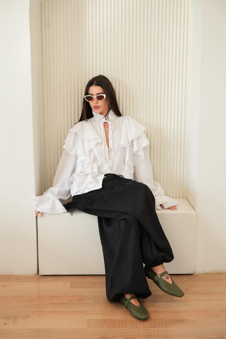 Volant blouse