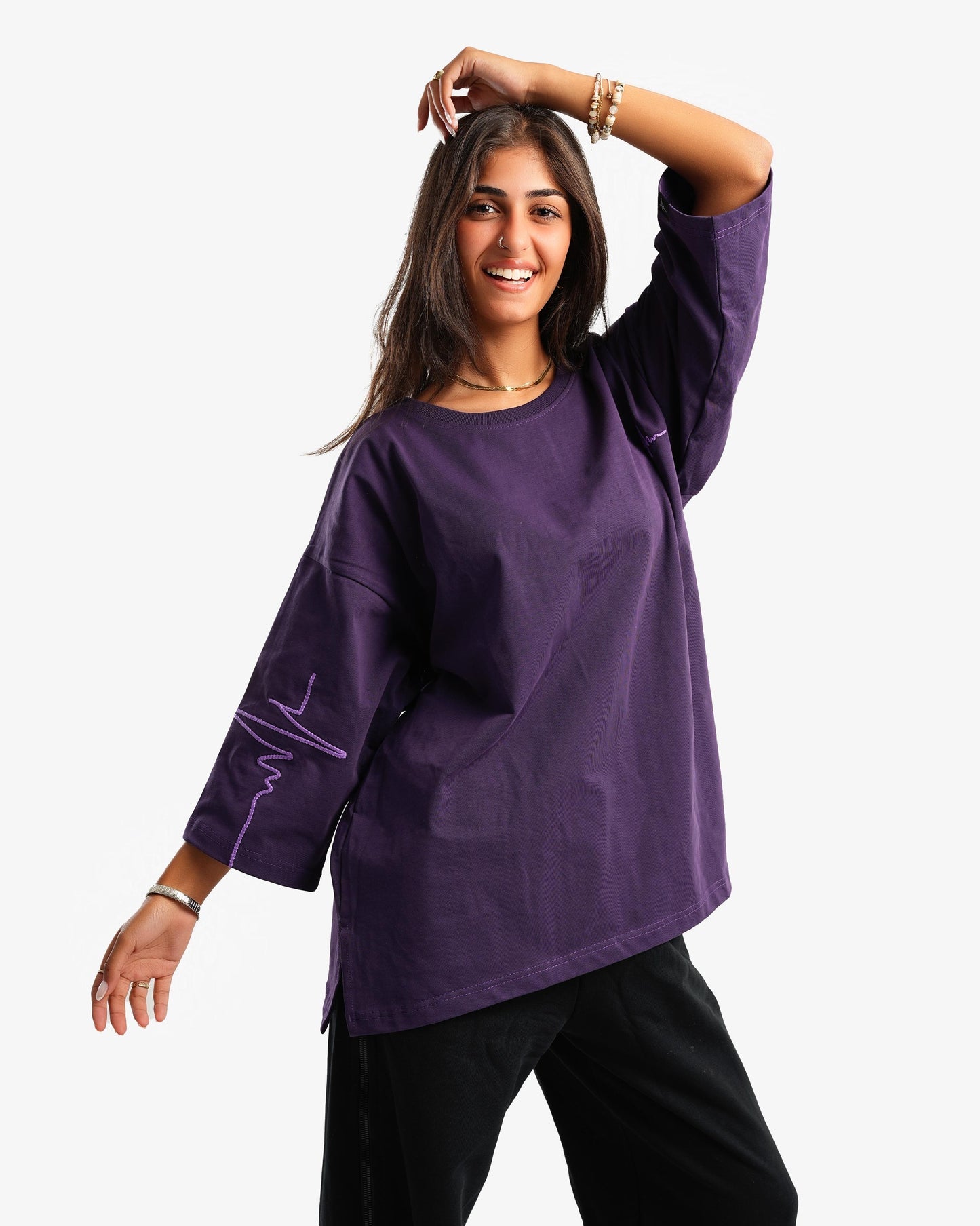 The Unisex Chillfit Tee In Dark Purple