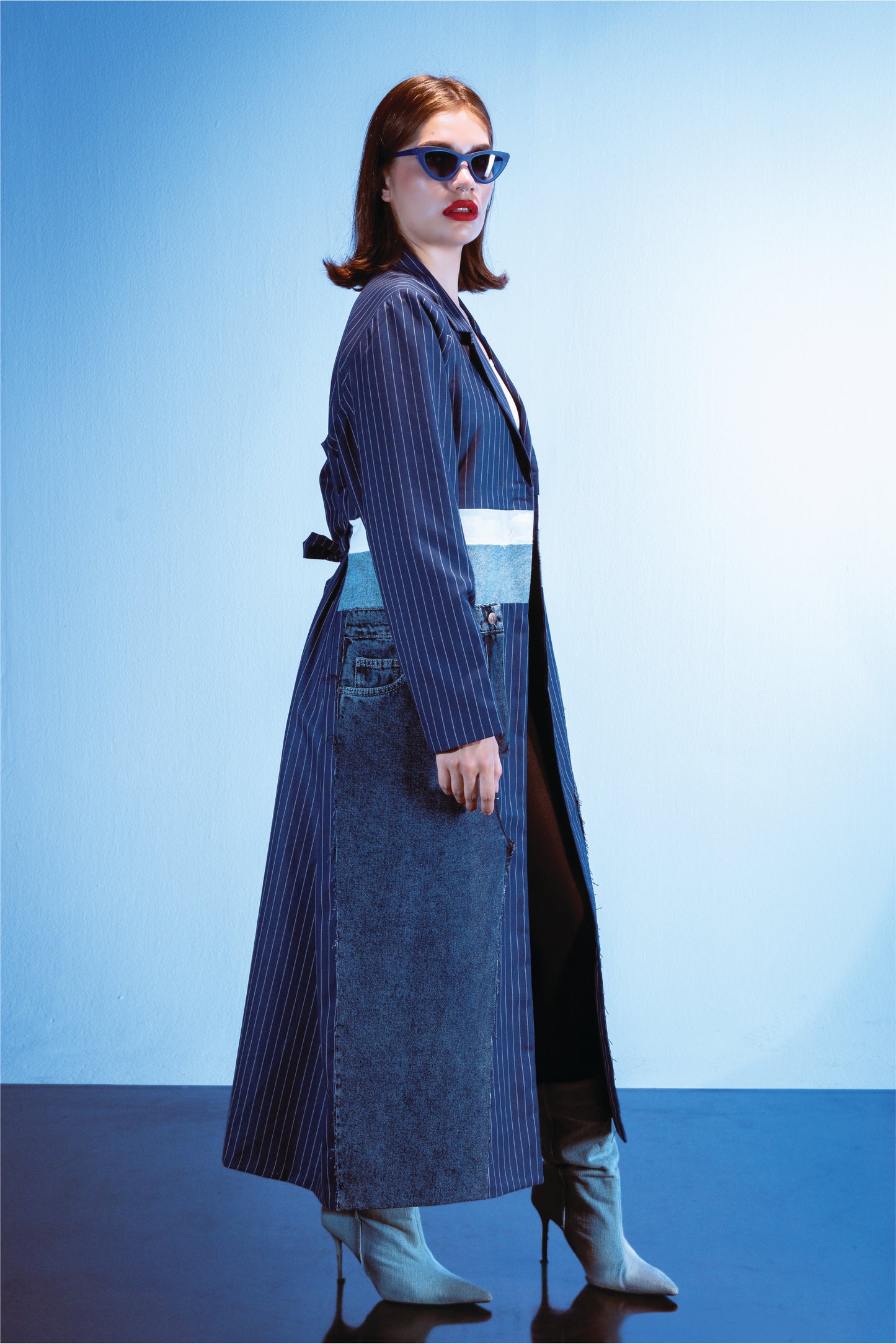 Denim Fusion Coat