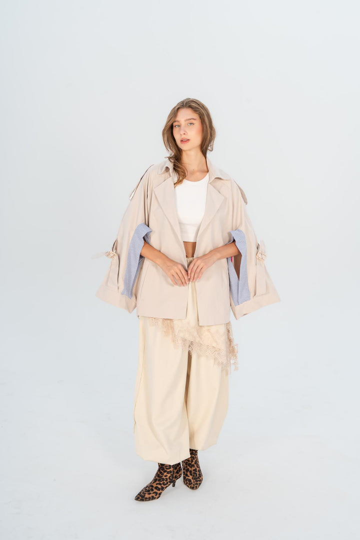London split-sleeve jacket