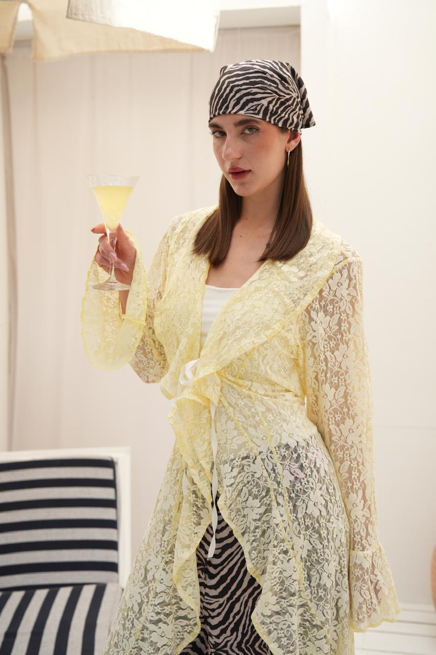 Butter yellow sunveil cardigan