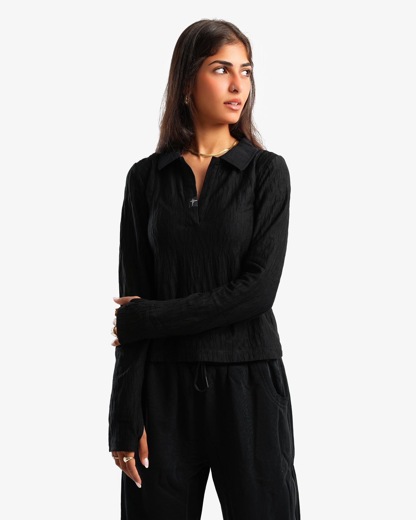 Black Jakar Fit Polo Shirt In Black