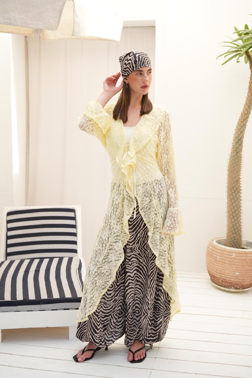 Butter yellow sunveil cardigan