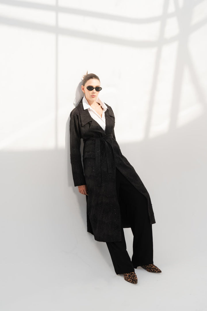 Black monaco luster coat