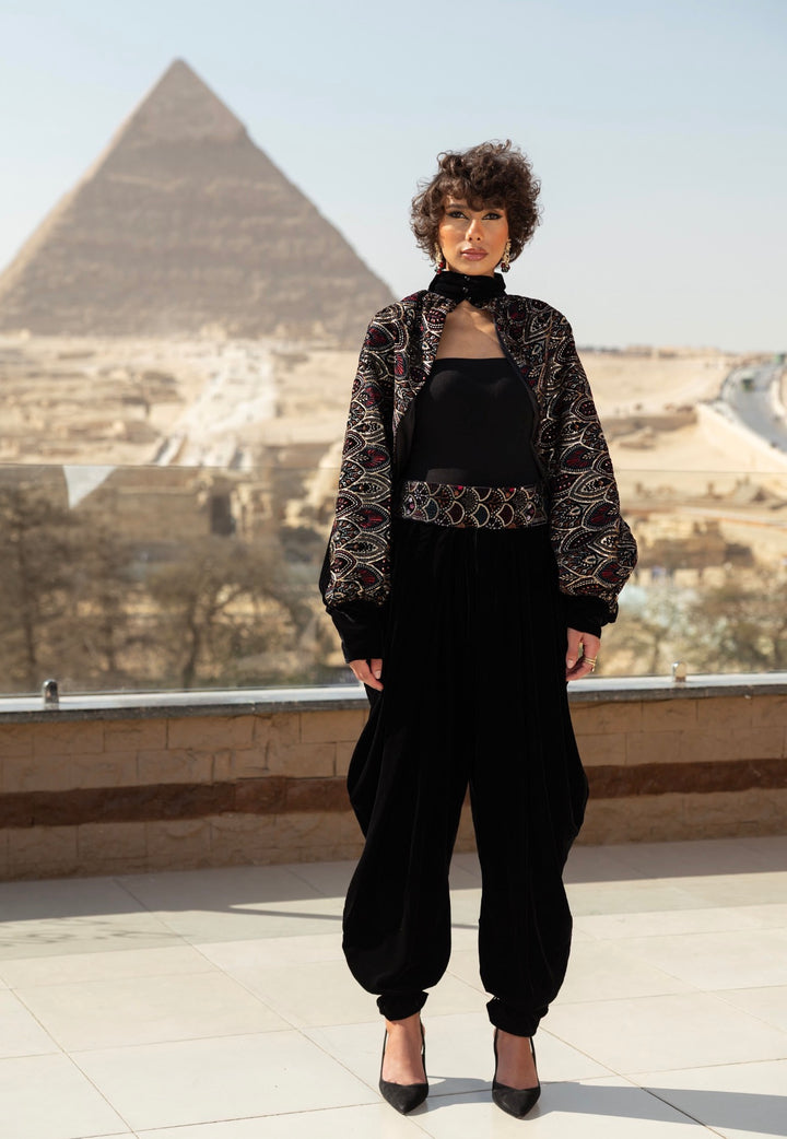 The Royal set (cape +pants)