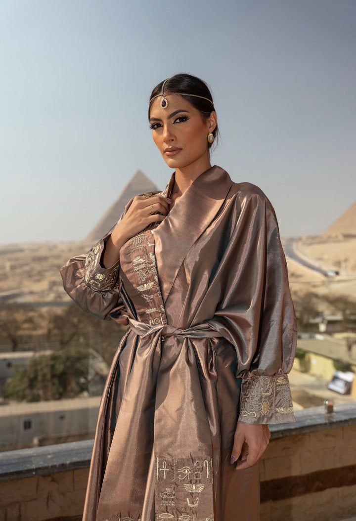 Nude Motif kaftan