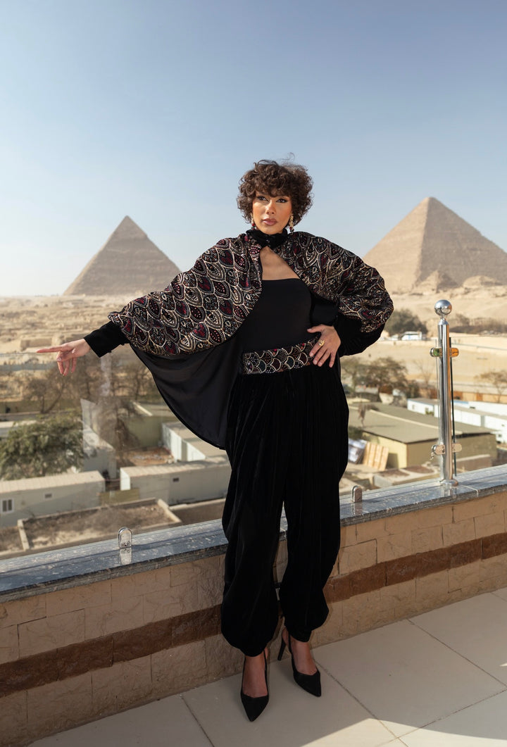 The Royal set (cape +pants)