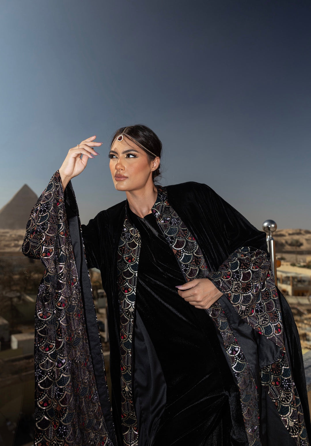 Whisper of infinity kaftan