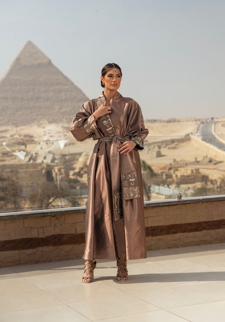 Nude Motif kaftan