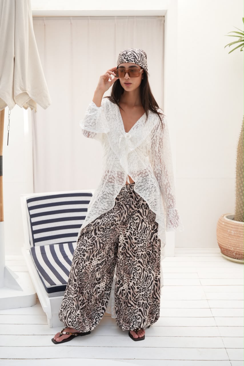 White sunveil cardigan