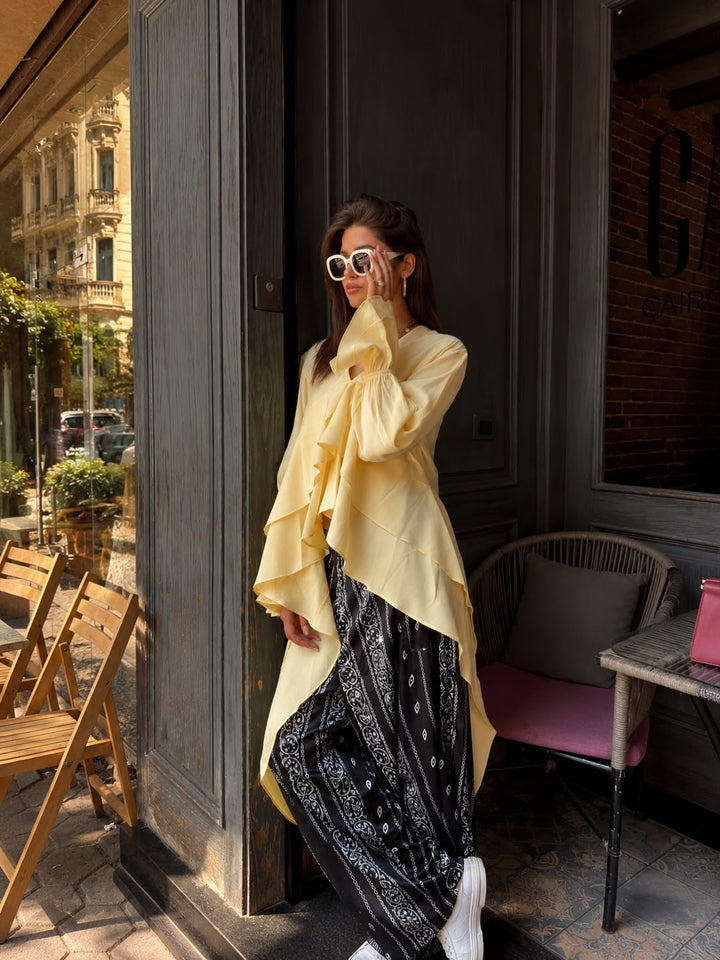 Drape blouse